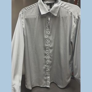 Oversized Blue Dress Shirt